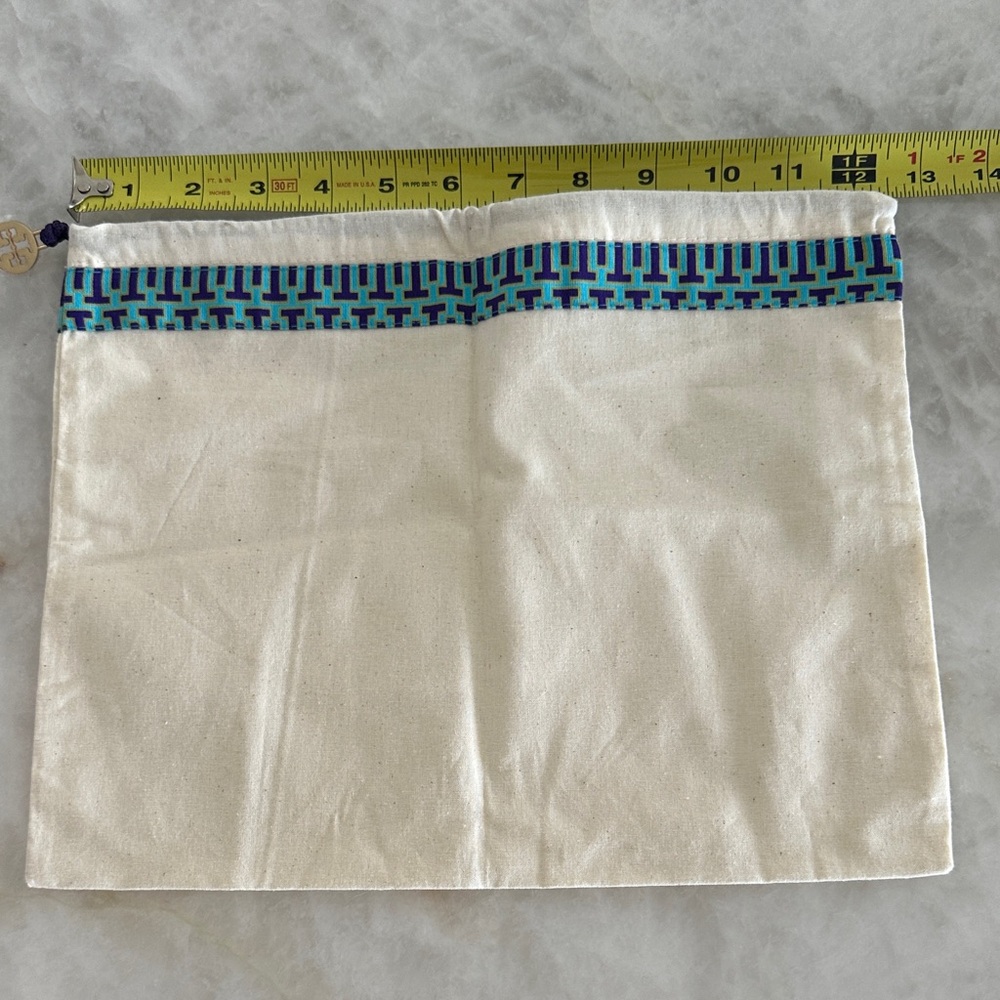 Tory Burch Cotton Dust Bag 12 1/12” x 10”
New